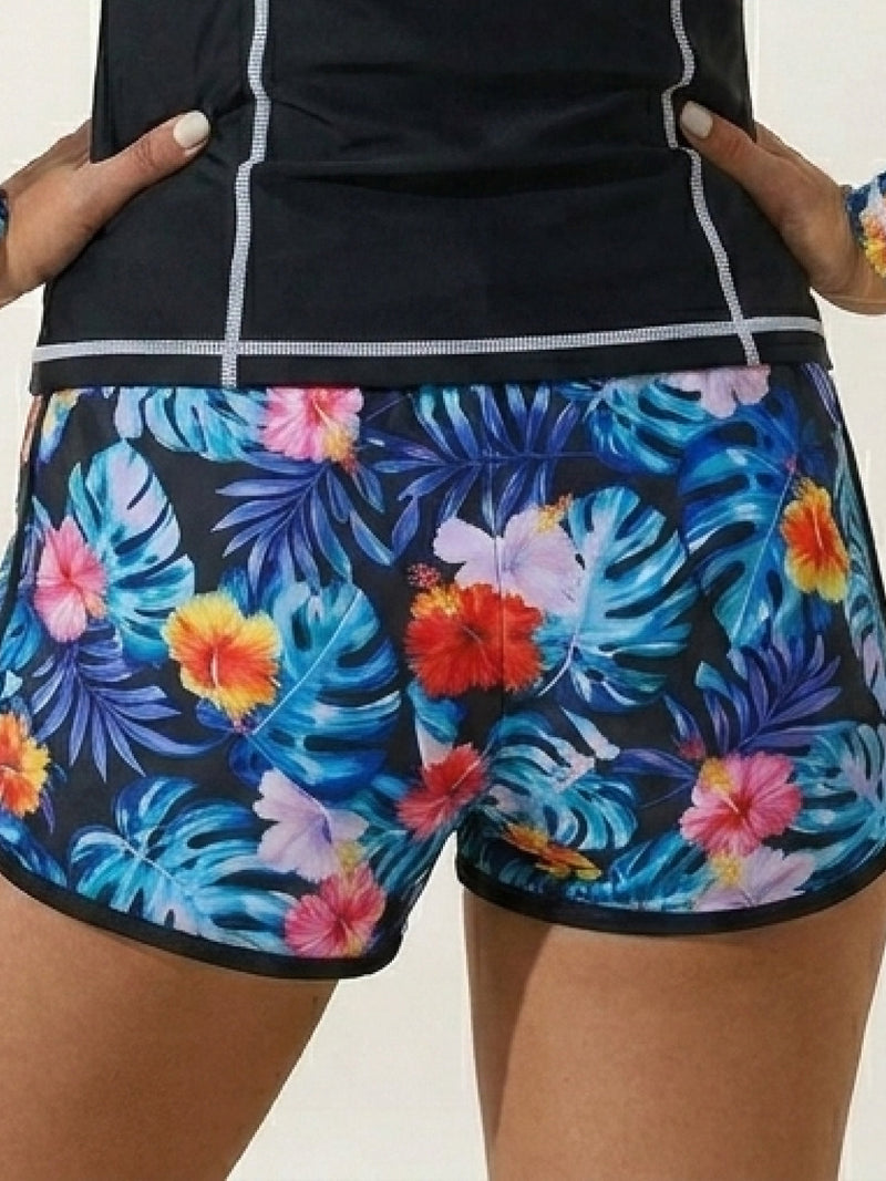 Long-Sleeve UV Rash Guard Set