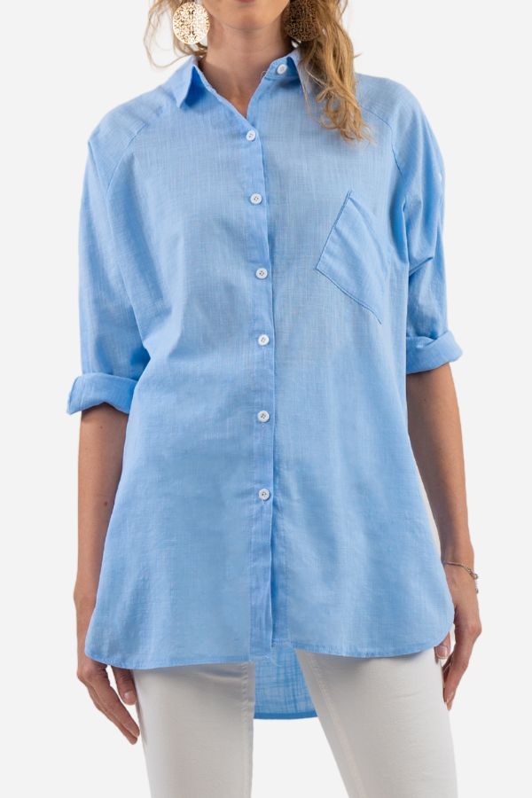 Oversized Linen Shirt