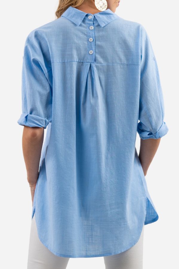Oversized Linen Shirt