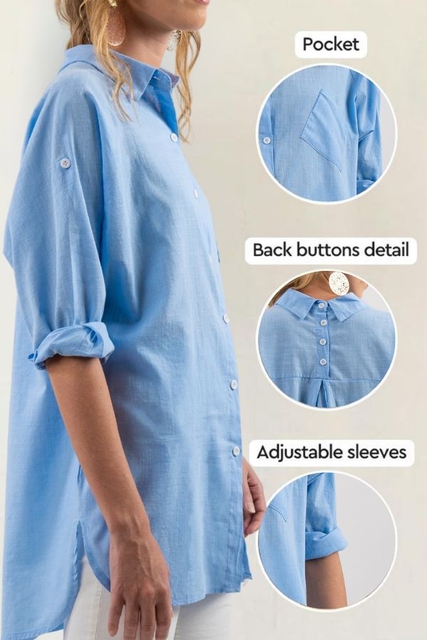 Oversized Linen Shirt