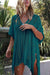 Uneven Hem Crochet Beach Cover Up