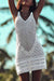 Drop Armhole Crochet String Vest Dress