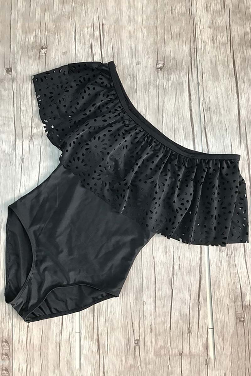 Off The Shoulder Lacework Swimsuit